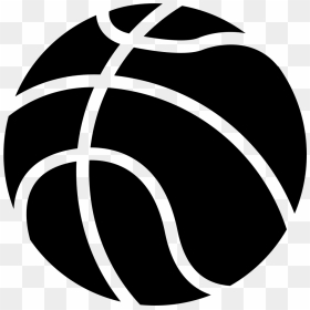 Art Black And White Src - Basketball Ball Logo Png, Transparent Png - heart basketball png